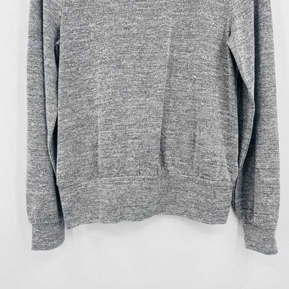Banana Republic Size Small Heathered Gray Luxespun Thin Knit Long Sleeve Sweater - Picture 3 of 9